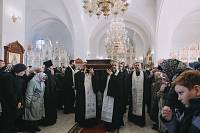  Божественная литургия и отпевание архимандрита Сергия (Шагаева) в Тихвинском храме Ногинска 